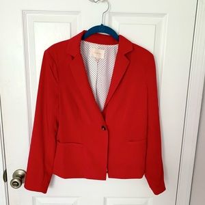 Bright Red Blazer